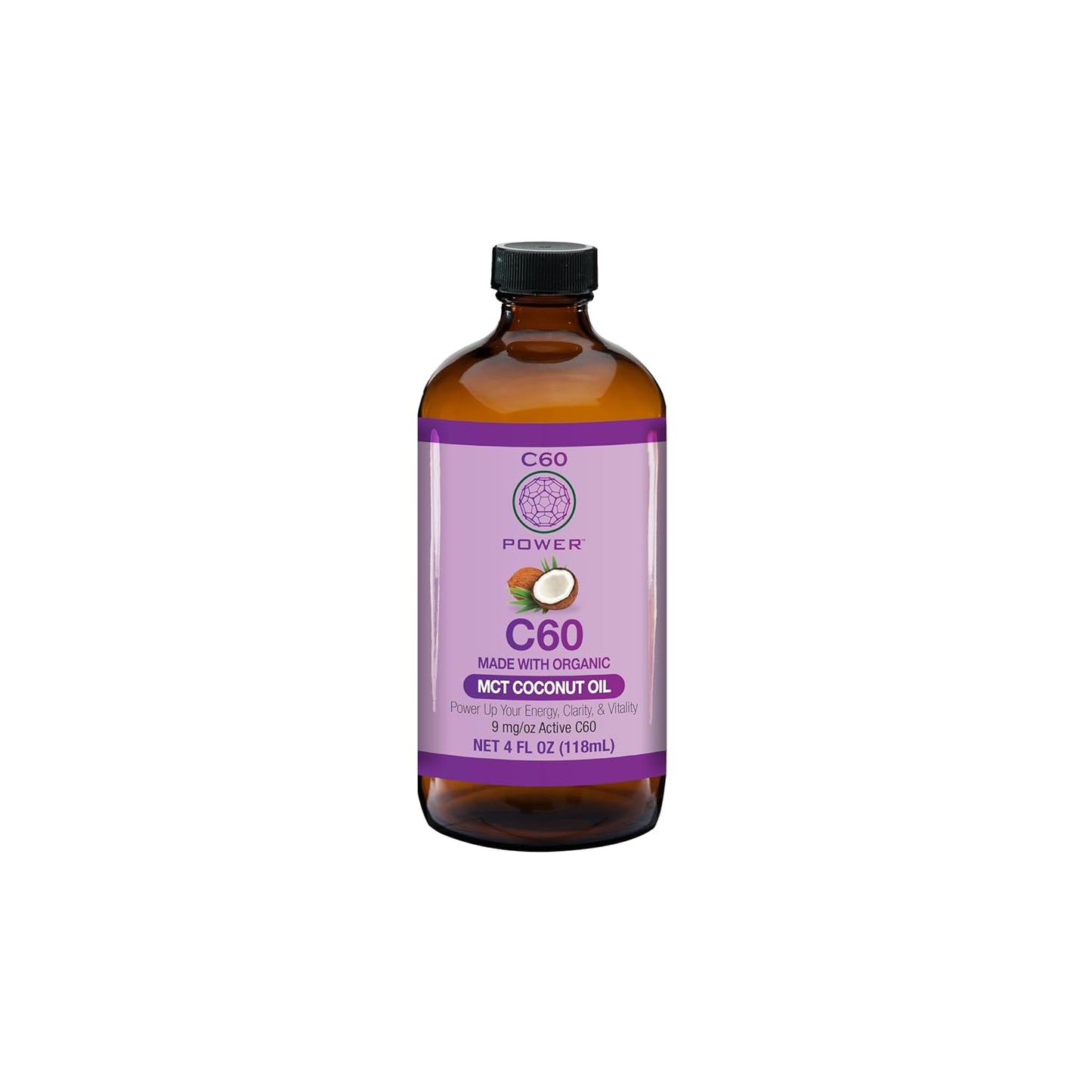Organic Oil Kit with C60 Purple Power for Optimal Mitochondrial Function and Reduced Oxidative Burden