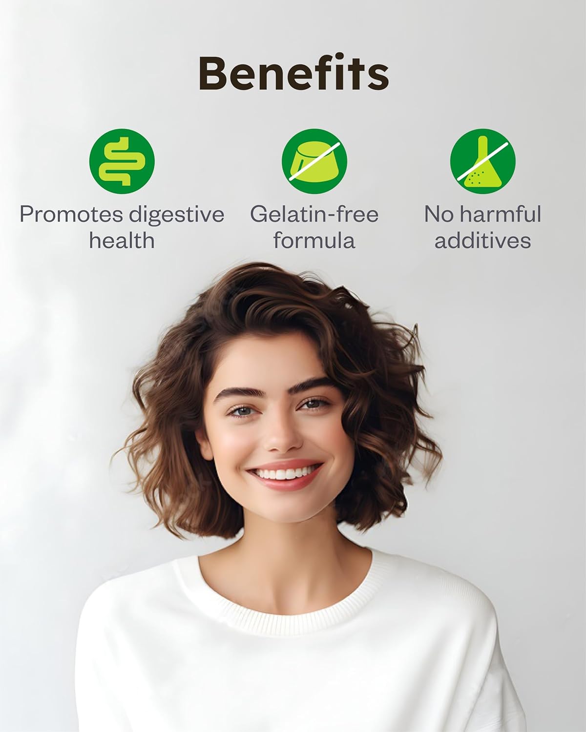 Organic Prebiotic Family Probiotic Mini Tablets (84ct, 28 Days) - Chewable Synbiotic Supplement for Gut Health & Digestion