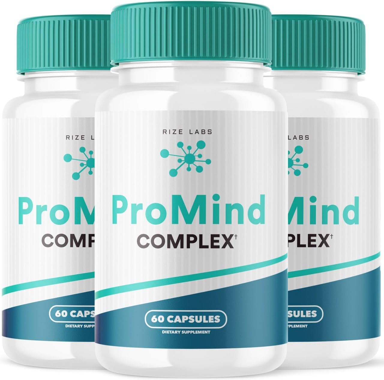 Organic ProMind Complex Memory Support Supplement 3-Pack (180 Capsules) - Boost Brain Strength and Memory with Pro Mind Formula