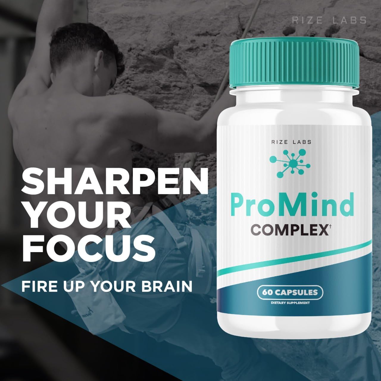 Organic ProMind Complex Memory Support Supplement 3-Pack (180 Capsules) - Boost Brain Strength and Memory with Pro Mind Formula