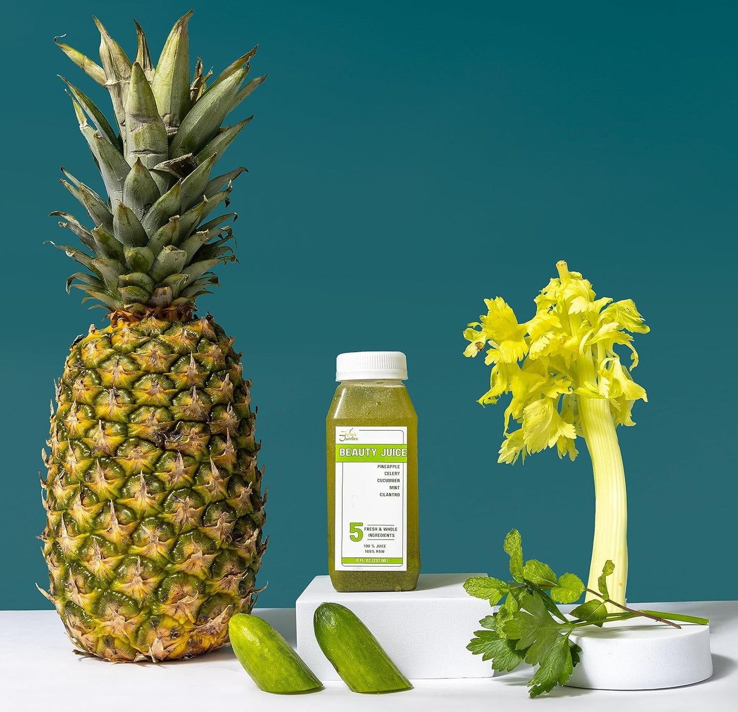 Organic Raw Low Sugar Juice Cleanse - 2 Day Detox for  Slimming Formula , Cravings Control, and System Reboot - Kids Love It!
