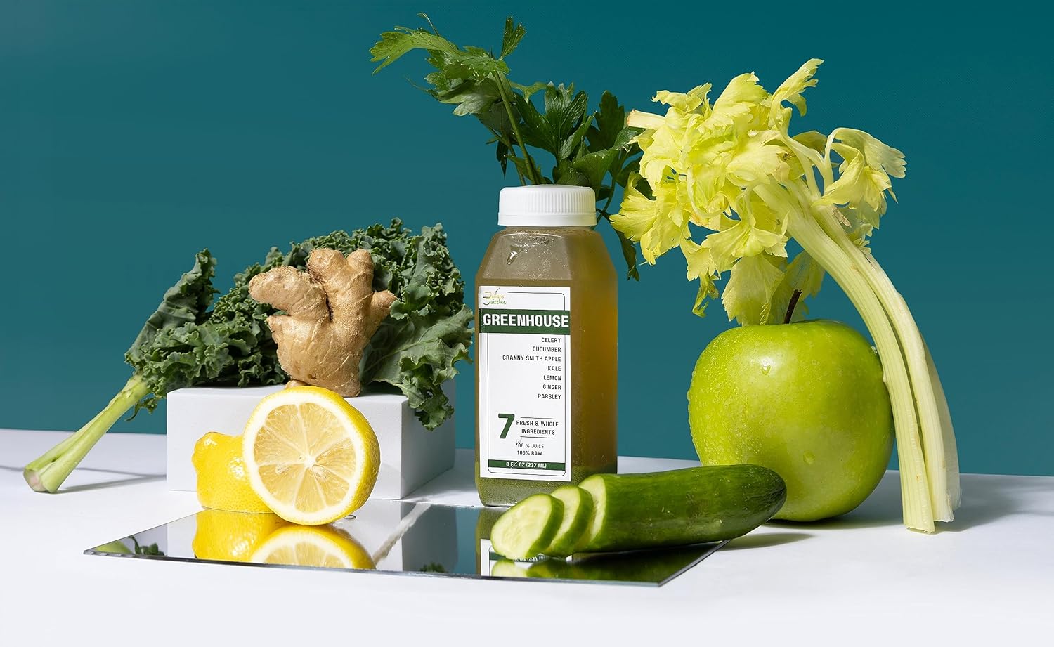 Organic Raw Low Sugar Juice Cleanse by Julian's Juicebox - 1 Day Detox for  Slimming Formula , Cravings, and Energy Boost - Kid-Friendly Formula