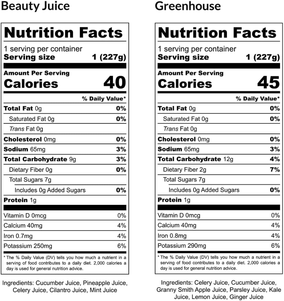 Organic Raw Low Sugar Juice Cleanse by Julian's Juicebox - 1 Day Detox for  Slimming Formula , Cravings, and Energy Boost - Kid-Friendly Formula