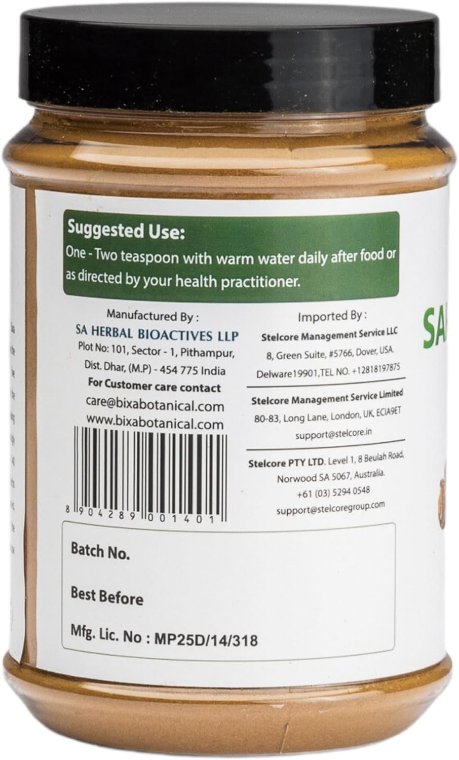 Organic Sarsaparilla Root Powder - Hemidesmus Indicus - Anantmool - 200g/7oz - Ayurvedic Herbal Supplement - Gluten-Free, Non-GMO, Vegan - 100% Pure