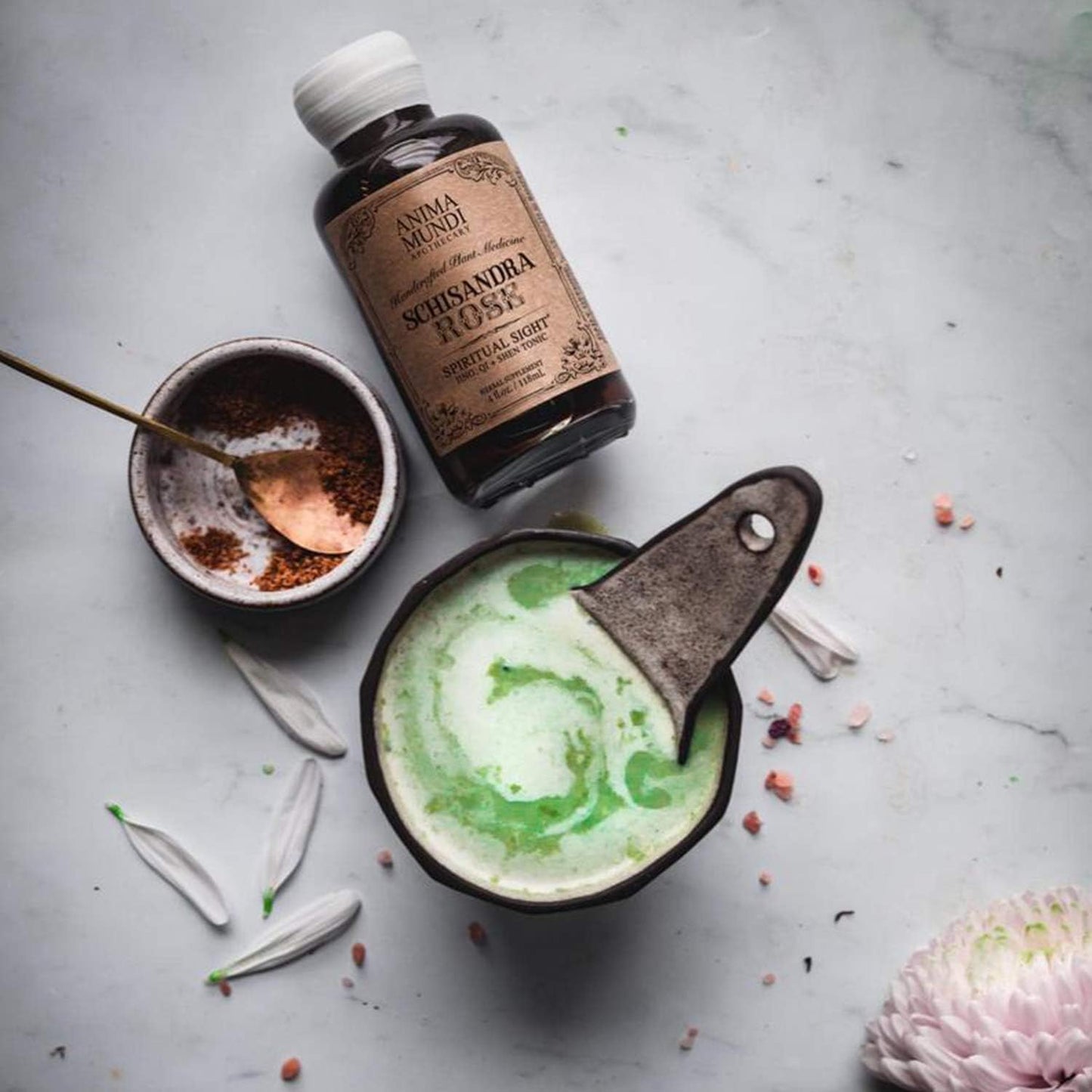 Organic Schisandra Rose Elixir - Adaptogen Supplement for Liver & Kidney Support - 4oz