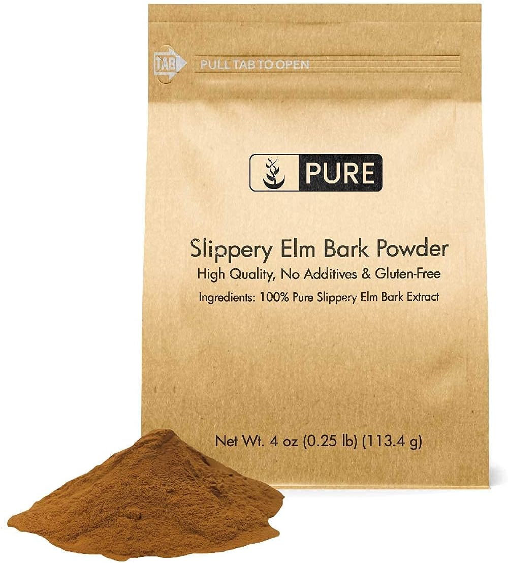 Organic Slippery Elm and Licorice Powder - 100% Pure Ingredients for Digestive Support