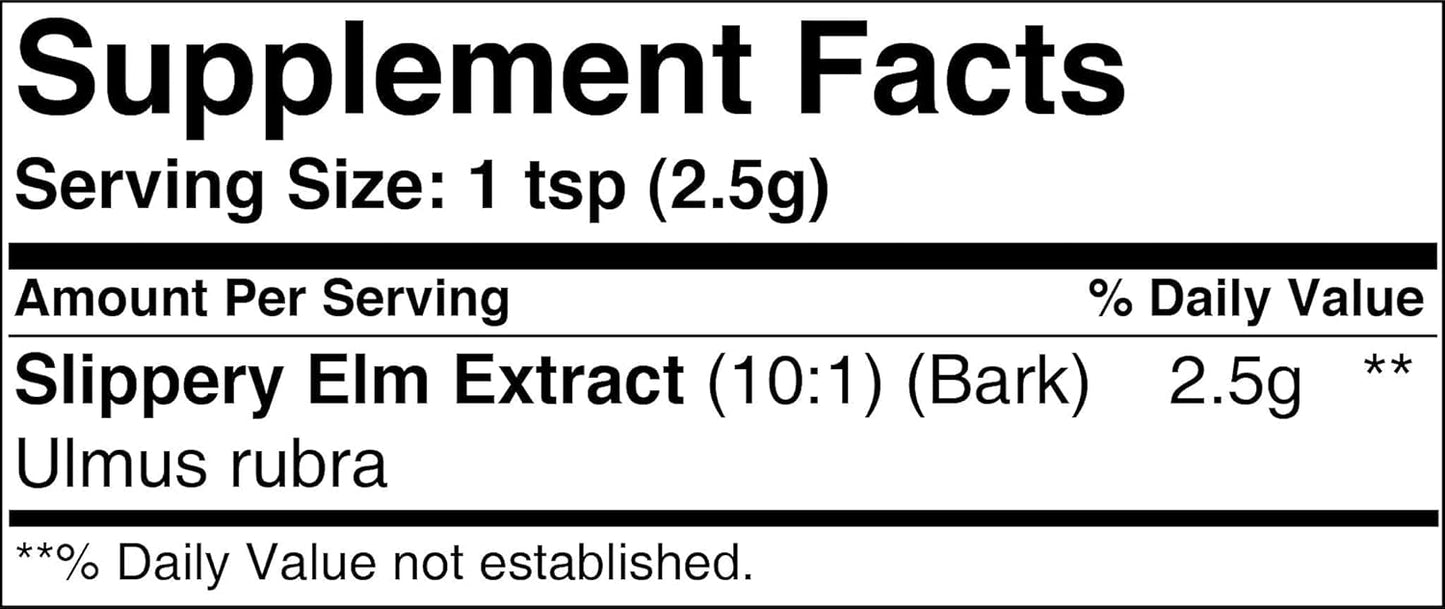 Organic Slippery Elm and Licorice Powder - 100% Pure Ingredients for Digestive Support