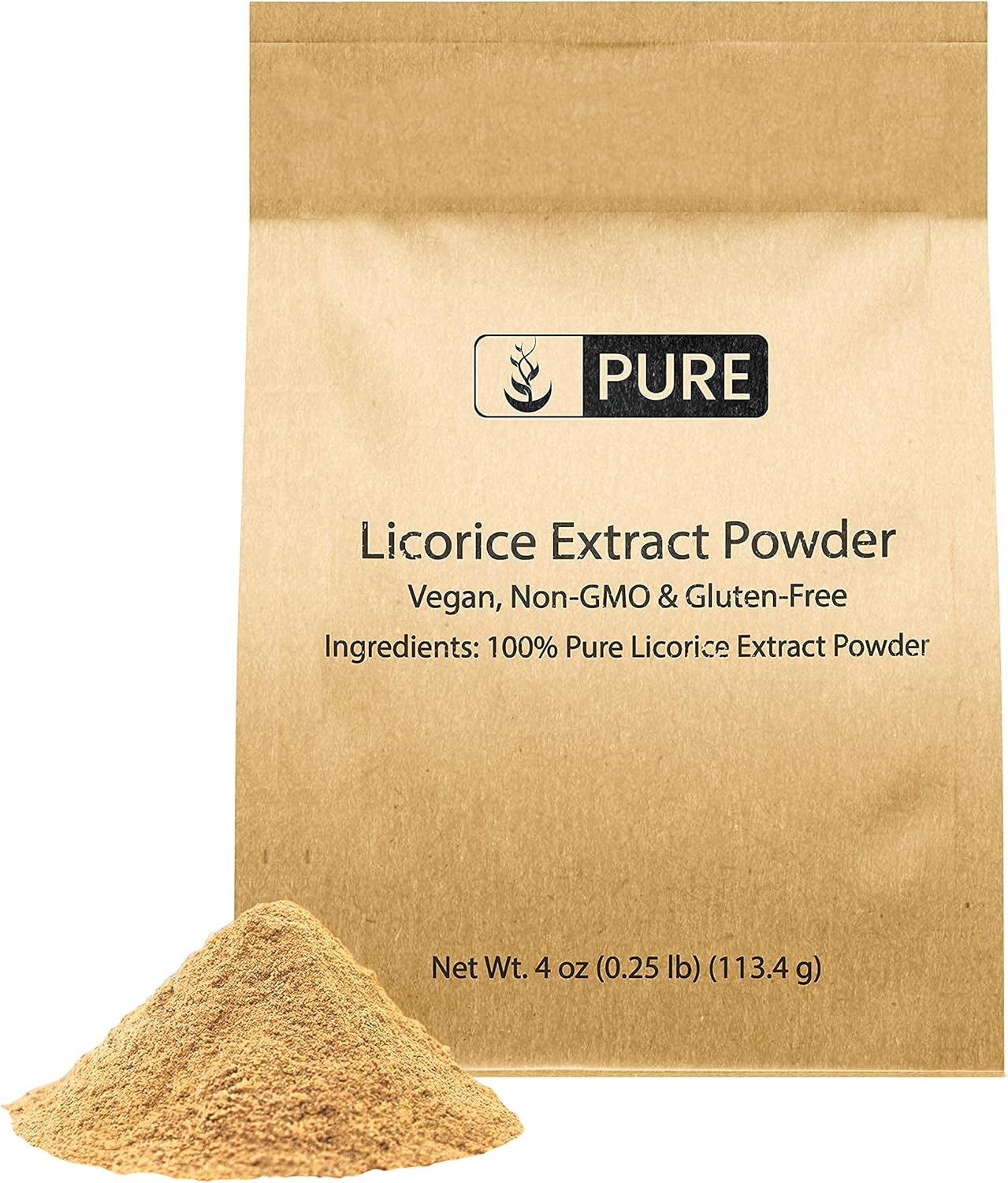 Organic Slippery Elm and Licorice Powder - 100% Pure Ingredients for Digestive Support