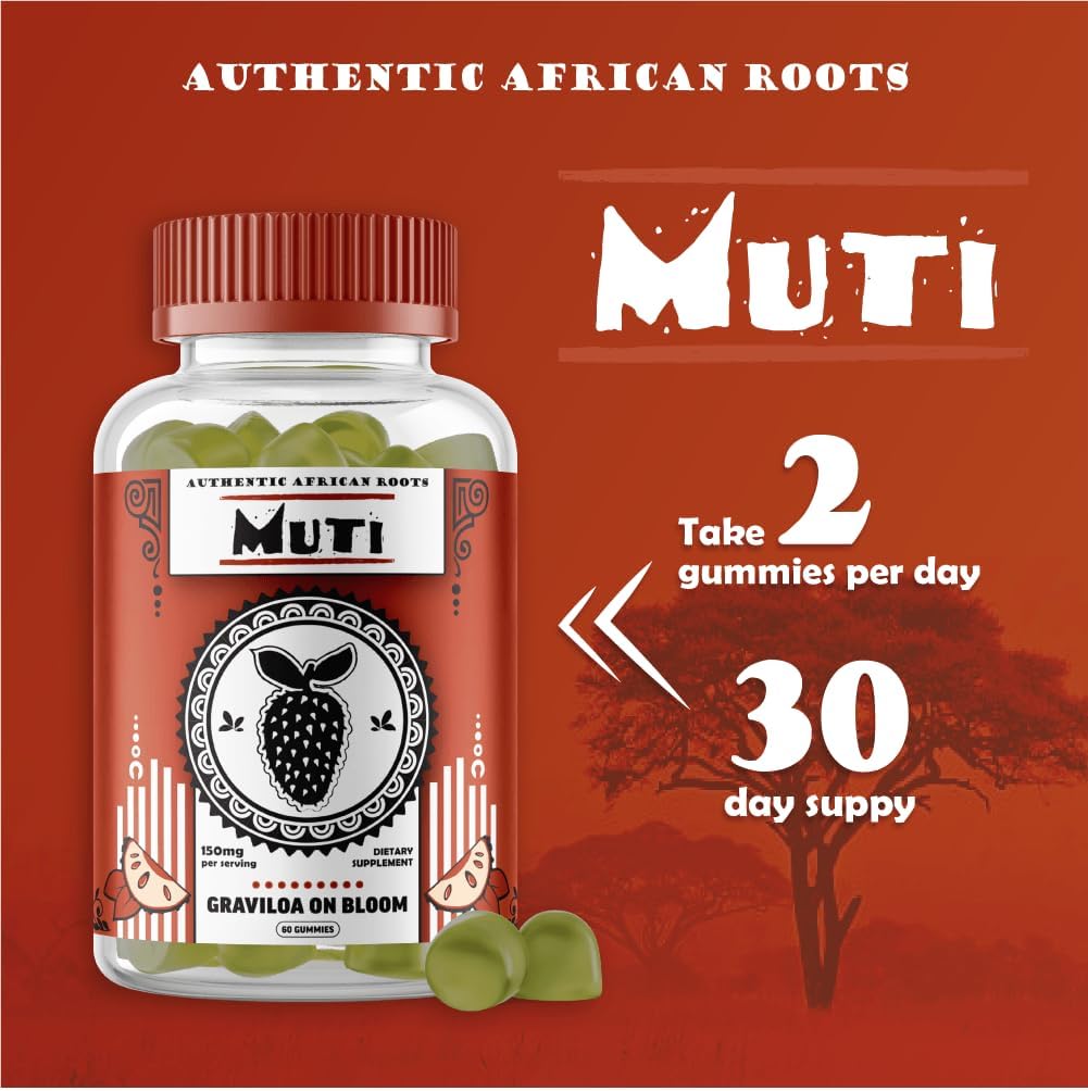 Organic Soursop Bitters Gummies 2000mg for Digestion, Immune Support, and Antioxidant Health - Made with Soursop Oil and Guanabana Herbs - 30 Day Supply