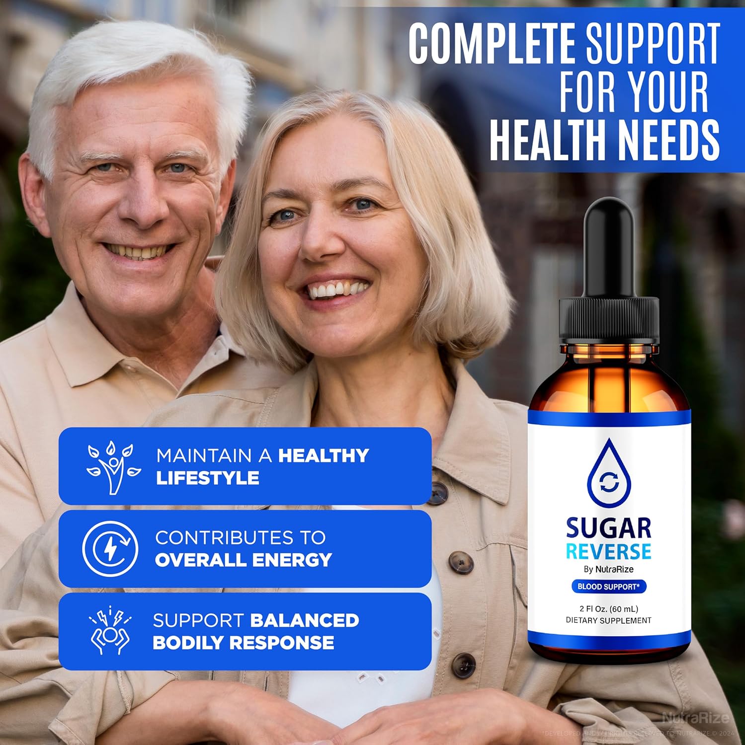 Organic Sugar Reverse Drops - Support Healthy Lifestyle (3 Pack, 90 Servings)