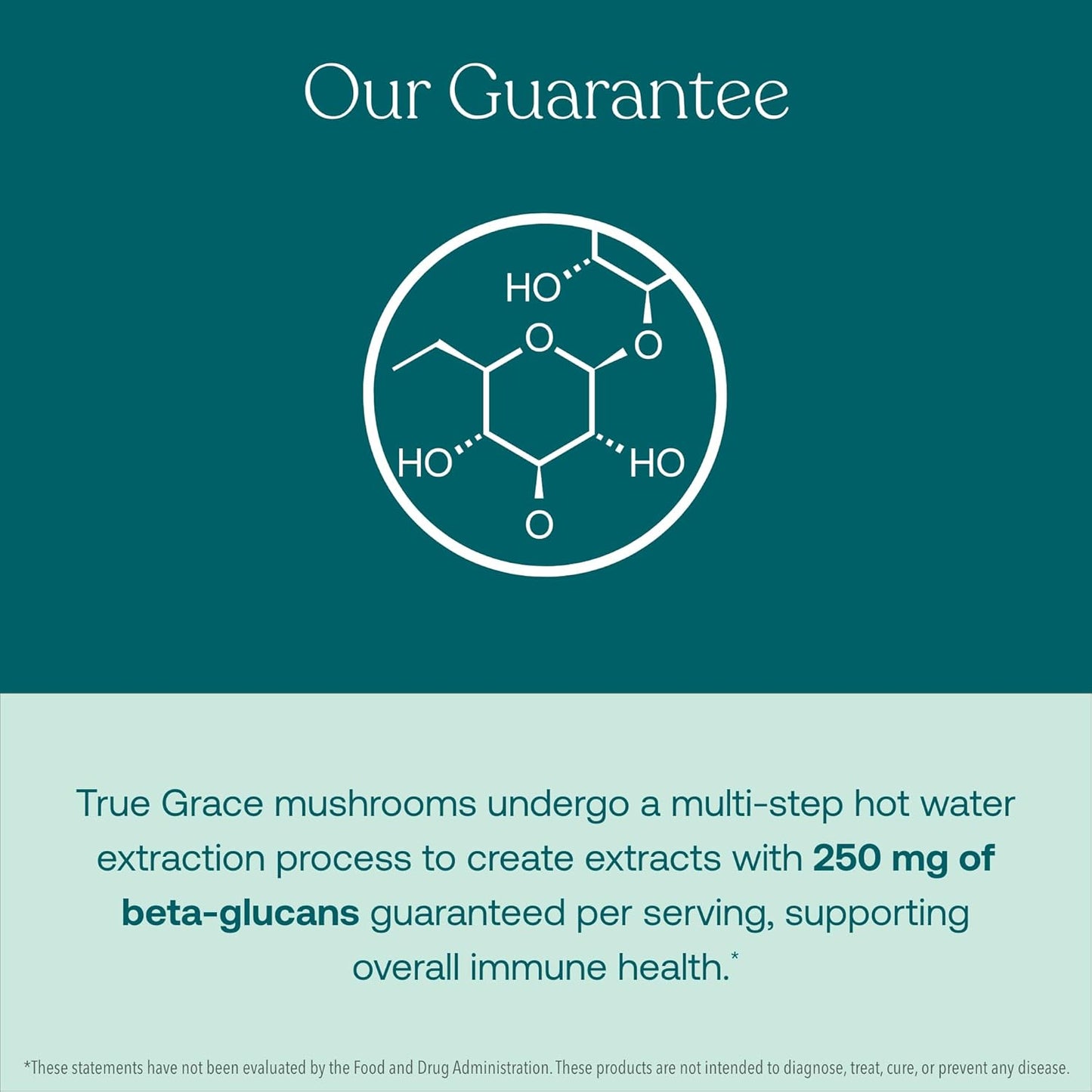 Organic True Grace Reishi Mushroom Capsules for Daily Balance & Longevity - 60 Count