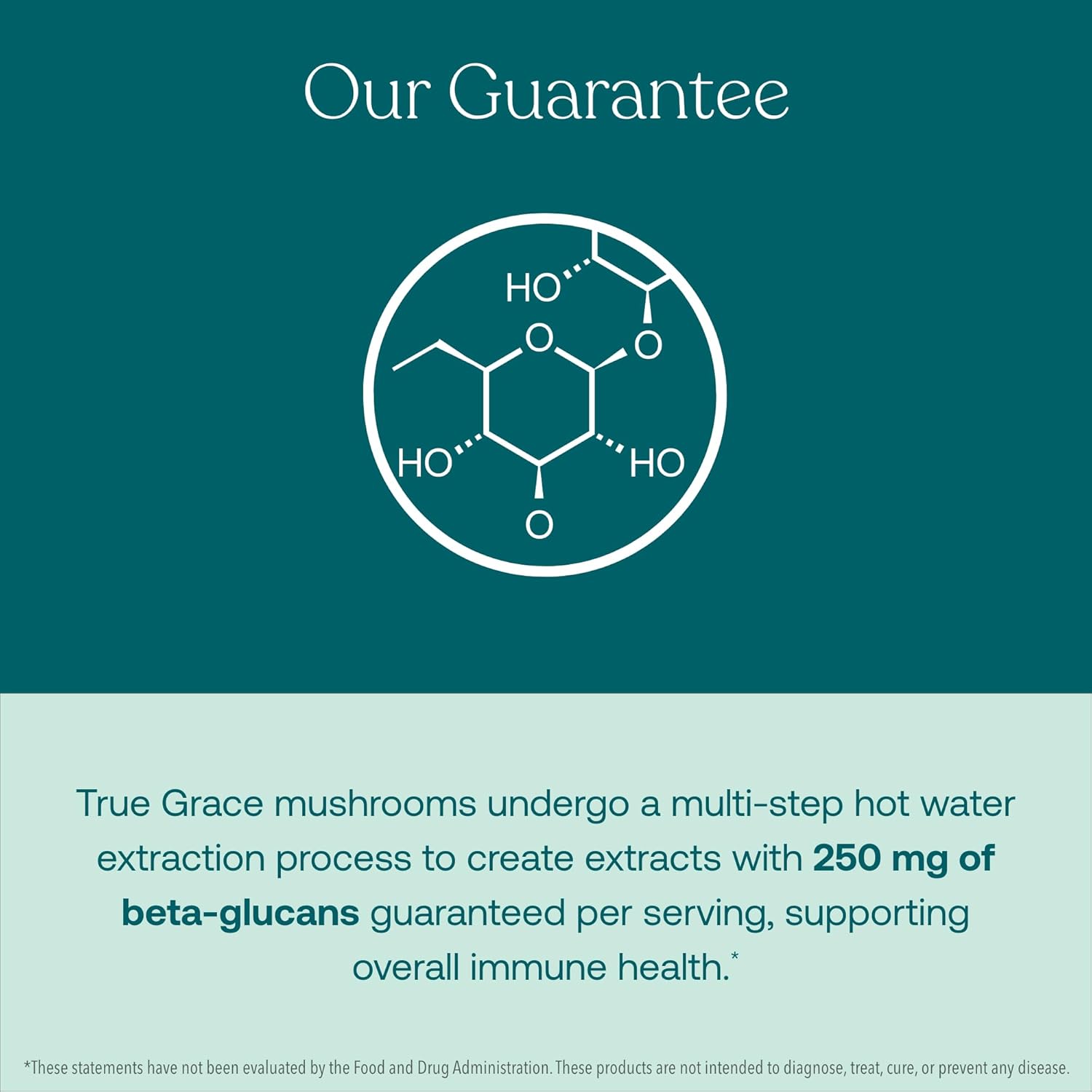 Organic True Grace Reishi Mushroom Capsules for Daily Balance & Longevity - 60 Count