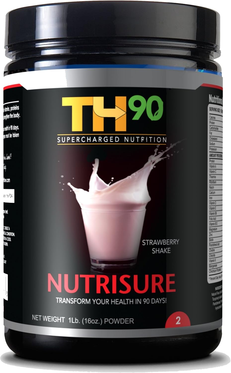 Organic Vanilla Collagen and Brewer's Yeast Nutrition Shake Kit - 1Lb (16OZ) - TH90 Formula