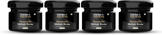 Organic VEDIK REVIVAL Pure Himalayan Shilajit Resin 30g - Natural Endurance & Stamina Boost - Pure Shilajit Resin for Health