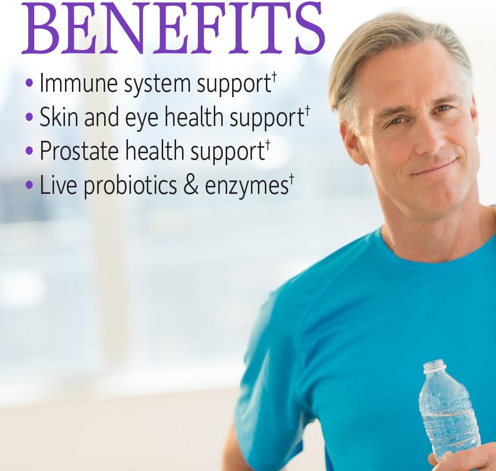 Organic Vegan Protein Powder with 22g & Zinc Supplements 30mg for Immune Support by Garden of Life