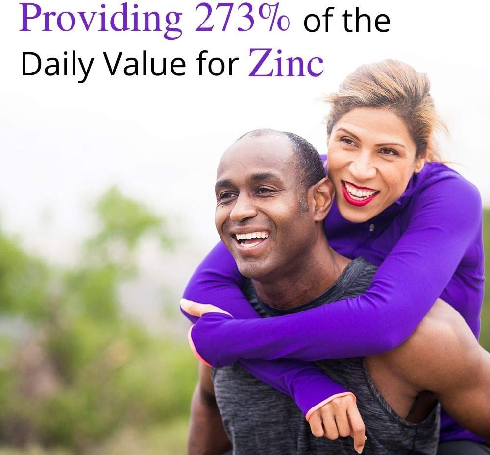 Organic Vegan Protein Powder with 22g & Zinc Supplements 30mg for Immune Support by Garden of Life