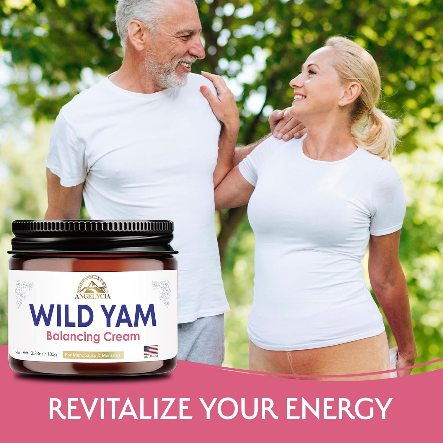Organic Wild Yam Cream for Hormone Balance in Women | Hormone Support for PMS, Perimenopause & Menopause | 100% Pure | 6.76 Oz Jar