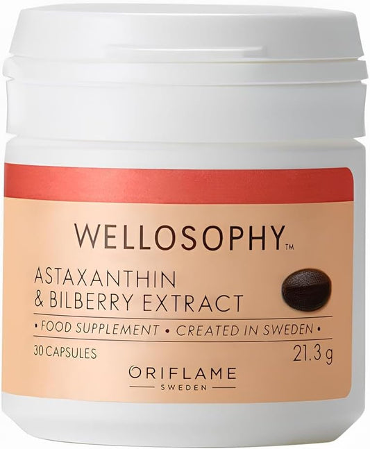 Oriflame Astaxanthin & Bilberry Extract Capsules for Wellness - AIOUTGOGO WELLOSOPHY