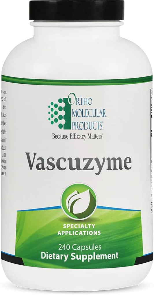 Ortho Molecular Products 5A Vascuzyme Supplement - 240 Capsules