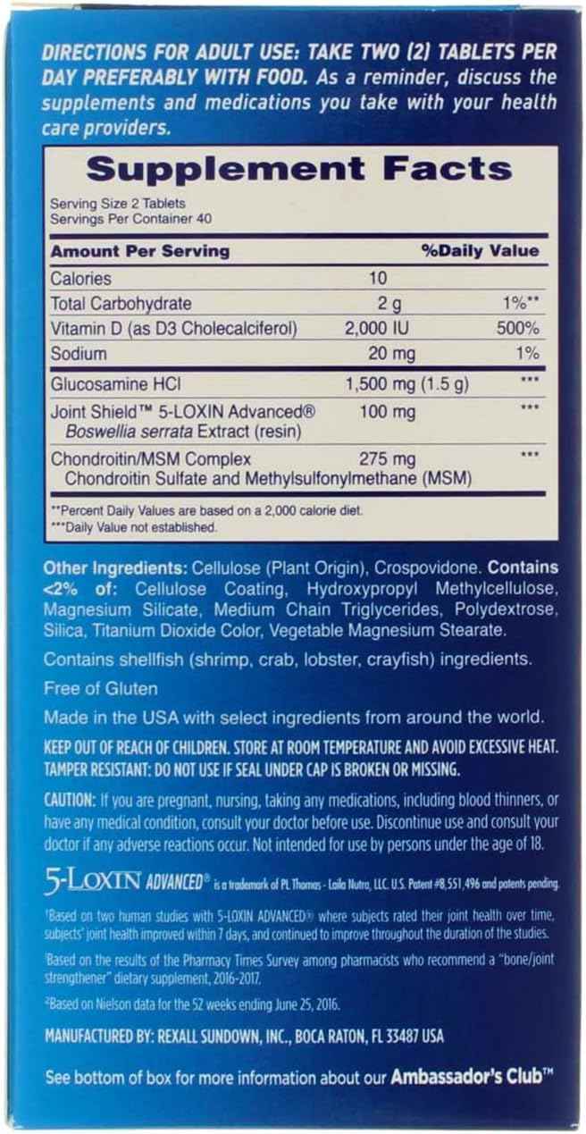 Osteo Bi-Flex Triple Strength w/Vitamin D (80 Coated Tablets)