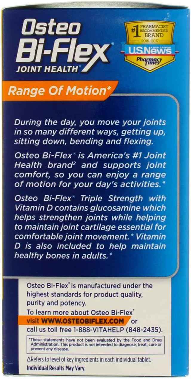 Osteo Bi-Flex Triple Strength w/Vitamin D (80 Coated Tablets)