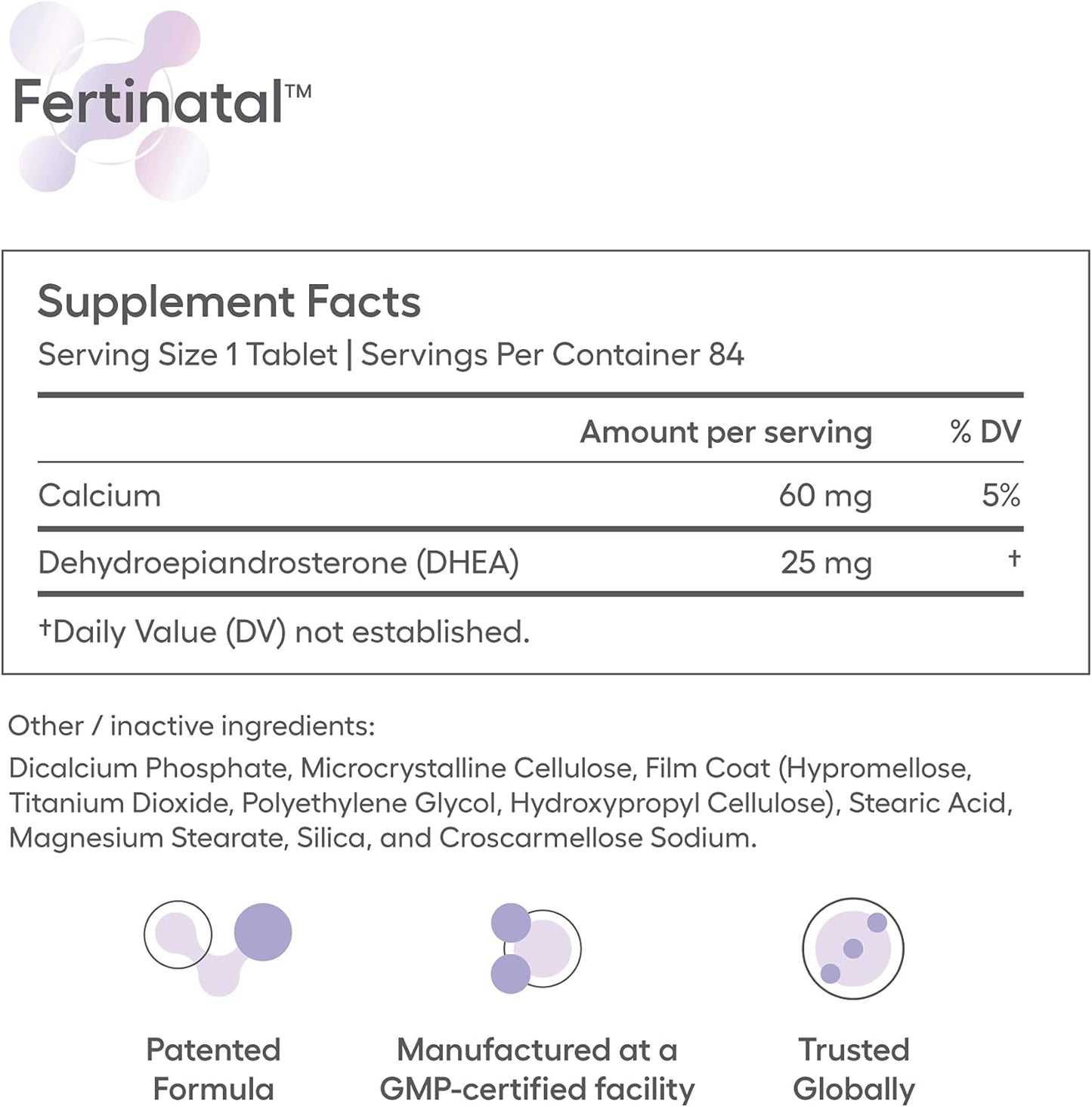 Ovaterra OvoEnergen CoQ10 DHEA - Women's Egg Health Power Pack, Fertility Support with Ubiquinol & DHEA for Reproductive Wellness (28-Day Supply)