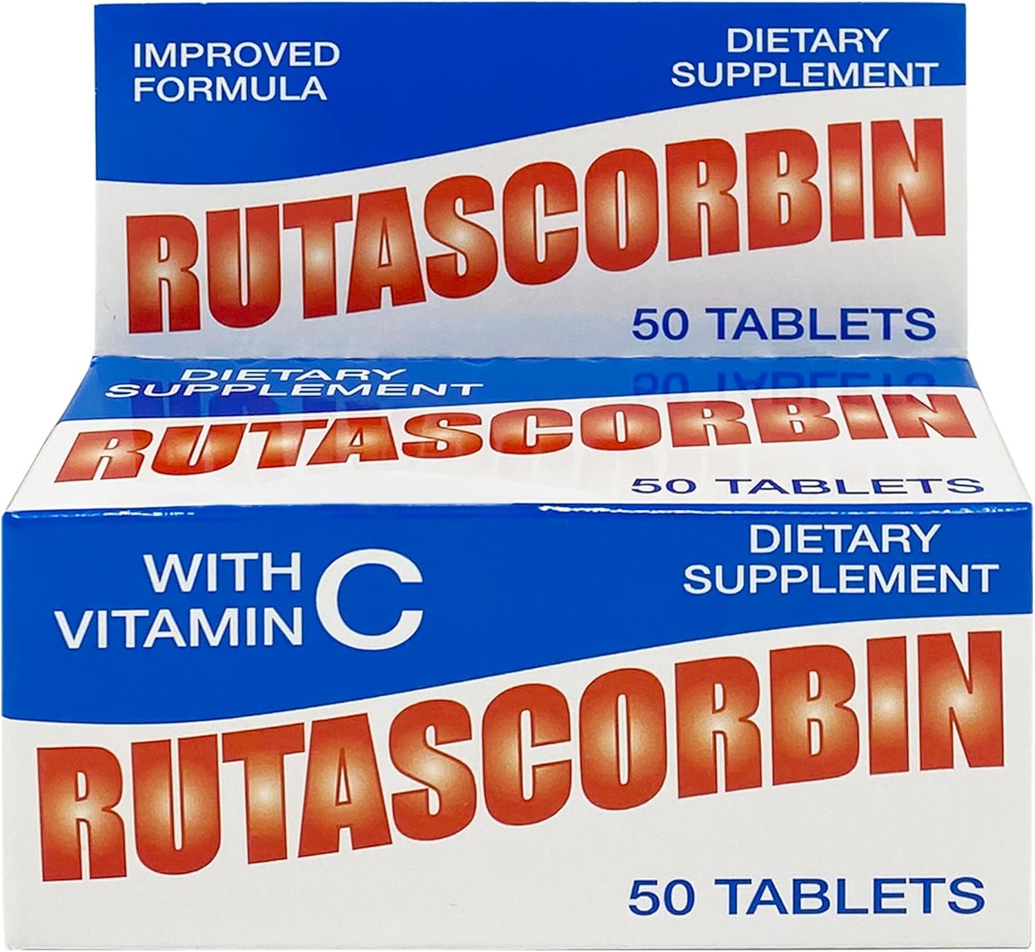 Pack of 150 RUTASCORBIN Memper Vitality Boost Tablets for Immune Support and Cardio Health