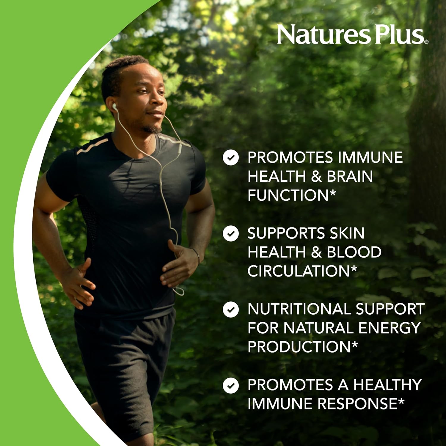 Pack of 180 Natures Plus Niacinamide 1000 mg Sustained Release Tablets - Immune & Skin Health Support