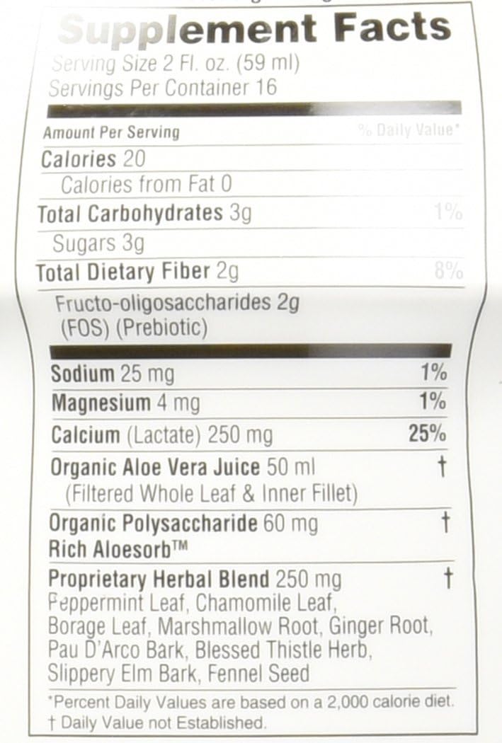 Pack of 2 Lily Of The Desert Aloe Herbal Stomach Formula 32 Fluid Ounce - Natural Digestive Support
