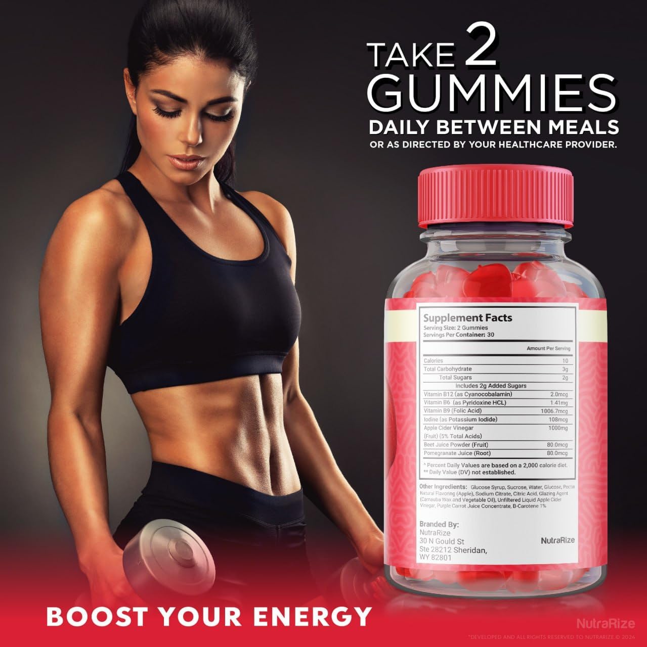 Pack of 2 NutraRize Ketofit Keto+ACV Gummies for Advanced  Slimming Formula  - Dietary Supplement with Gomitas Reviews (120 Gummies)