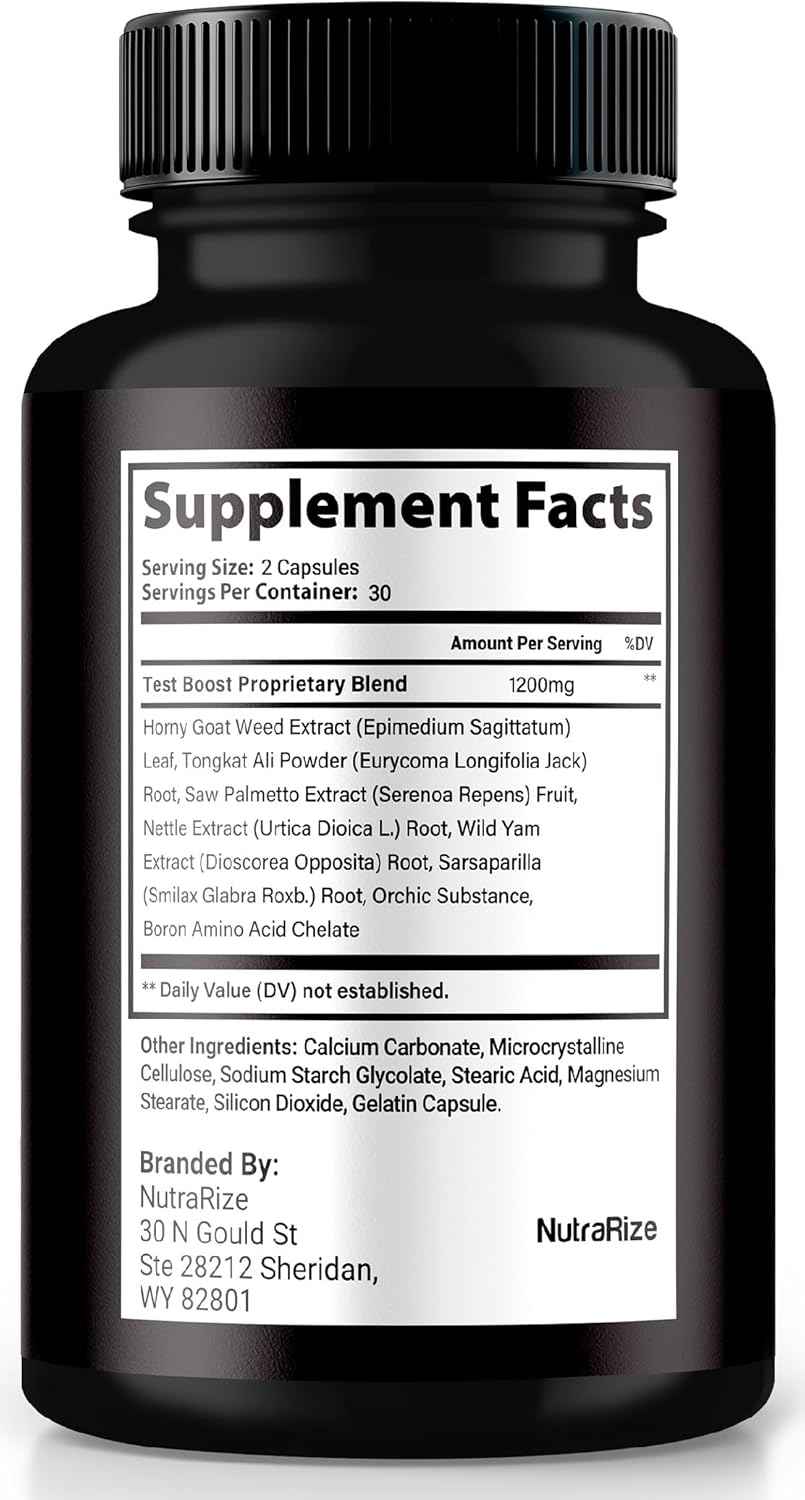 (Pack of 2) True Sterone for Men – All-Natural Daily Formula Made to Support Energy, Confidence, and Balanced Health. Feel Your Best with Just 2 Easy-to-Swallow Pills a Day (120 Capsules)