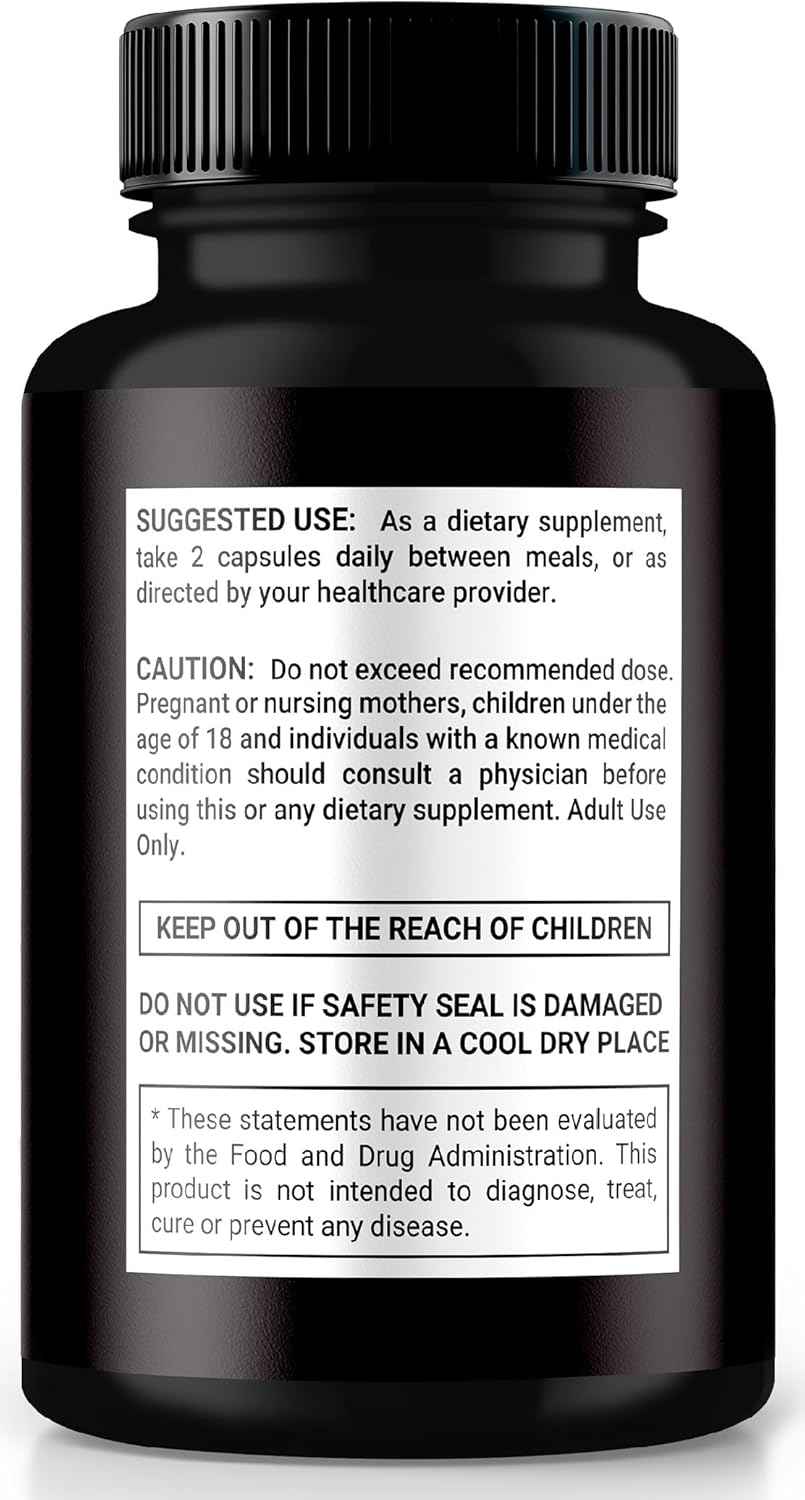 (Pack of 2) True Sterone for Men – All-Natural Daily Formula Made to Support Energy, Confidence, and Balanced Health. Feel Your Best with Just 2 Easy-to-Swallow Pills a Day (120 Capsules)