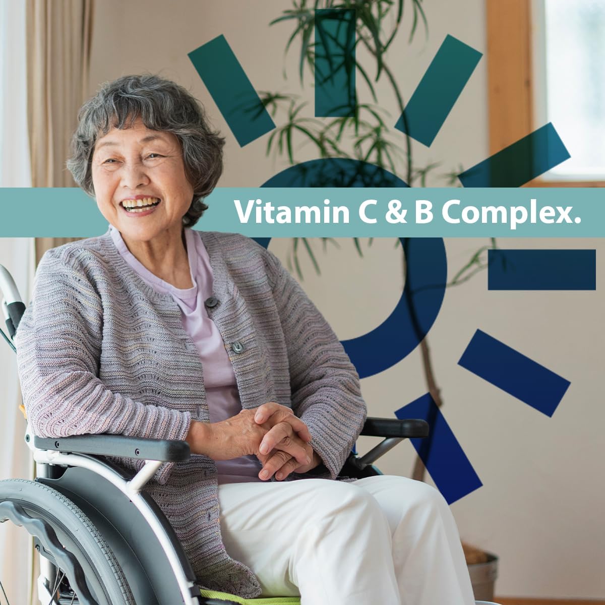 Pack of 200 GeriCare Nephro Vitamin C & B Complex Tablets for Nutritional Support