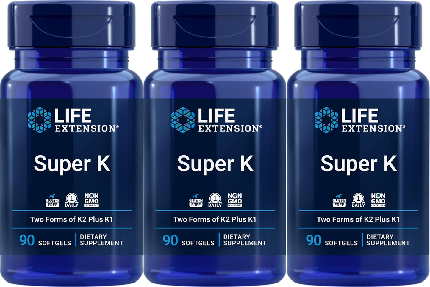Pack of 270 Life Extension Super K Softgels for Enhanced Wellness