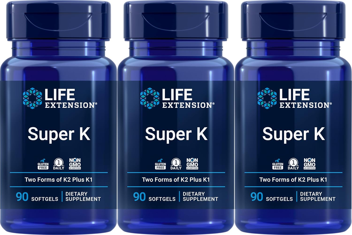 Pack of 270 Life Extension Super K Softgels for Enhanced Wellness