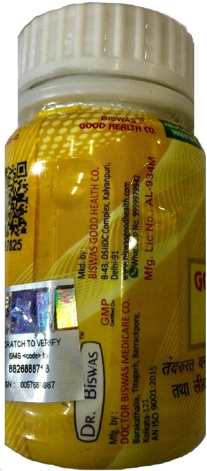 Pack of 3 Dr. Biswas Good Health Capsules for Optimal Wellness