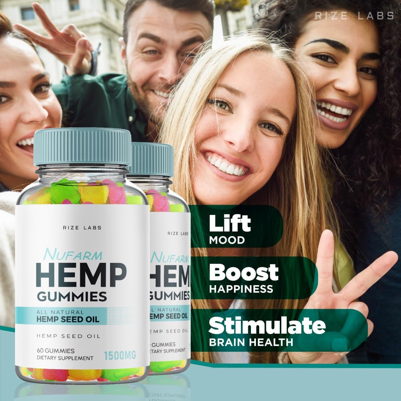 Pack of 3 Nufarm Gummies for Better Sleep and Total Body Balance - 180 Gummies for Mind and Body Health