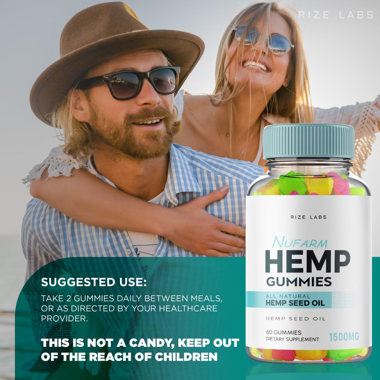 Pack of 3 Nufarm Gummies for Better Sleep and Total Body Balance - 180 Gummies for Mind and Body Health