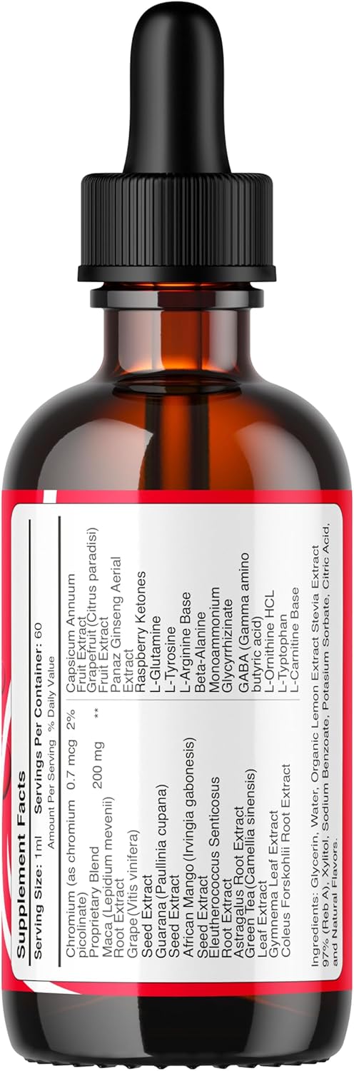 Pack of 5 GlucoPure Liquid Drops - Enhance Your GlucoPure Experience with this Bottle of Liquid Drops for 5 Months