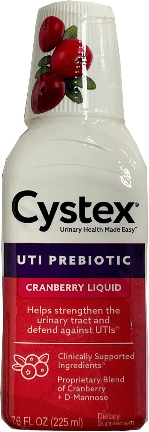 Pack of 6 Cystex Urinary Health Maintenance Cranberry 7.6 oz - Supports Urinary Health with Cranberry Extract
