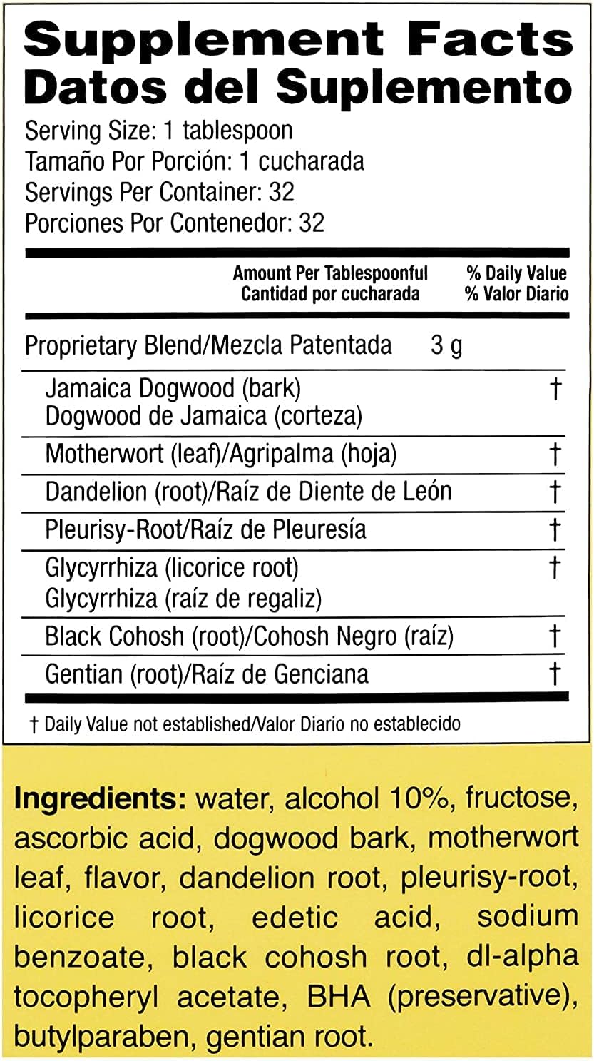 Pack of 6 Lydia Pinkham Herbal Liquid Supplement - 16 oz Bottles for Natural Wellness