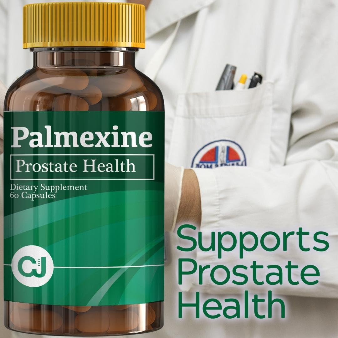 Palmexine Prostate Health Complex with Saw Palmetto, Zinc, and Pygeum Africanum - Reduce Frequent Urination Support