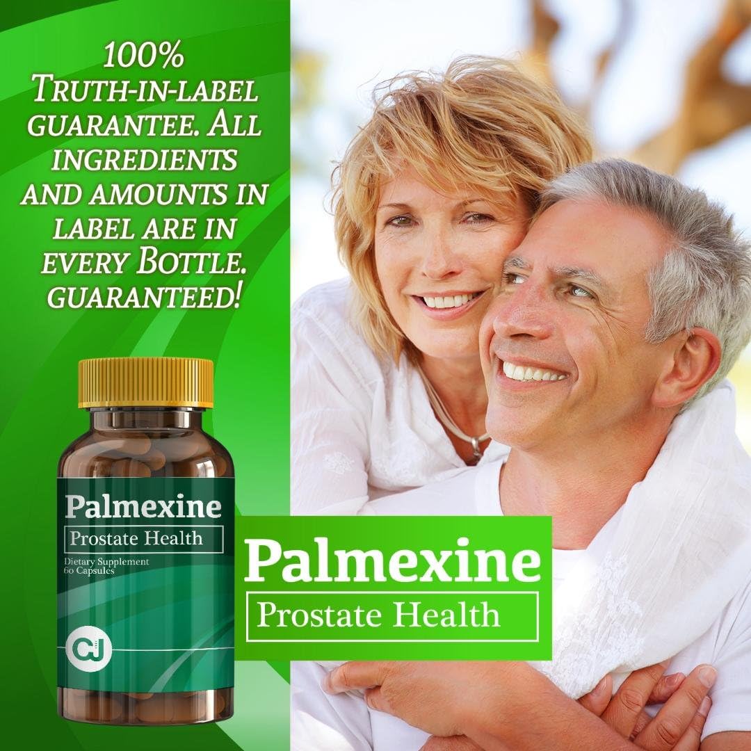 Palmexine Prostate Health Complex with Saw Palmetto, Zinc, and Pygeum Africanum - Reduce Frequent Urination Support