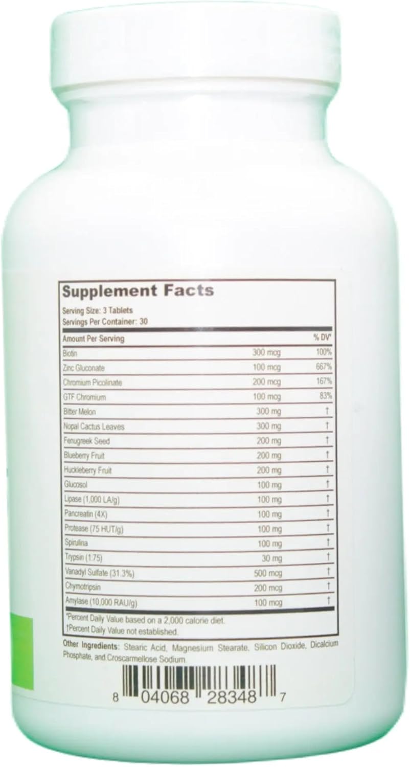 Pancreas 123 Glandular Support Tablets - Maintain Your Pancreatic Health with 90 Tablets
