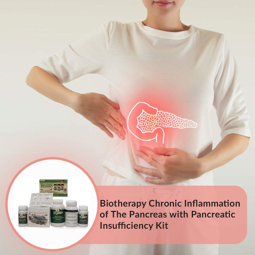 Pancreatic Insufficiency Biotherapy Kit for Chronic Pancreas Inflammation