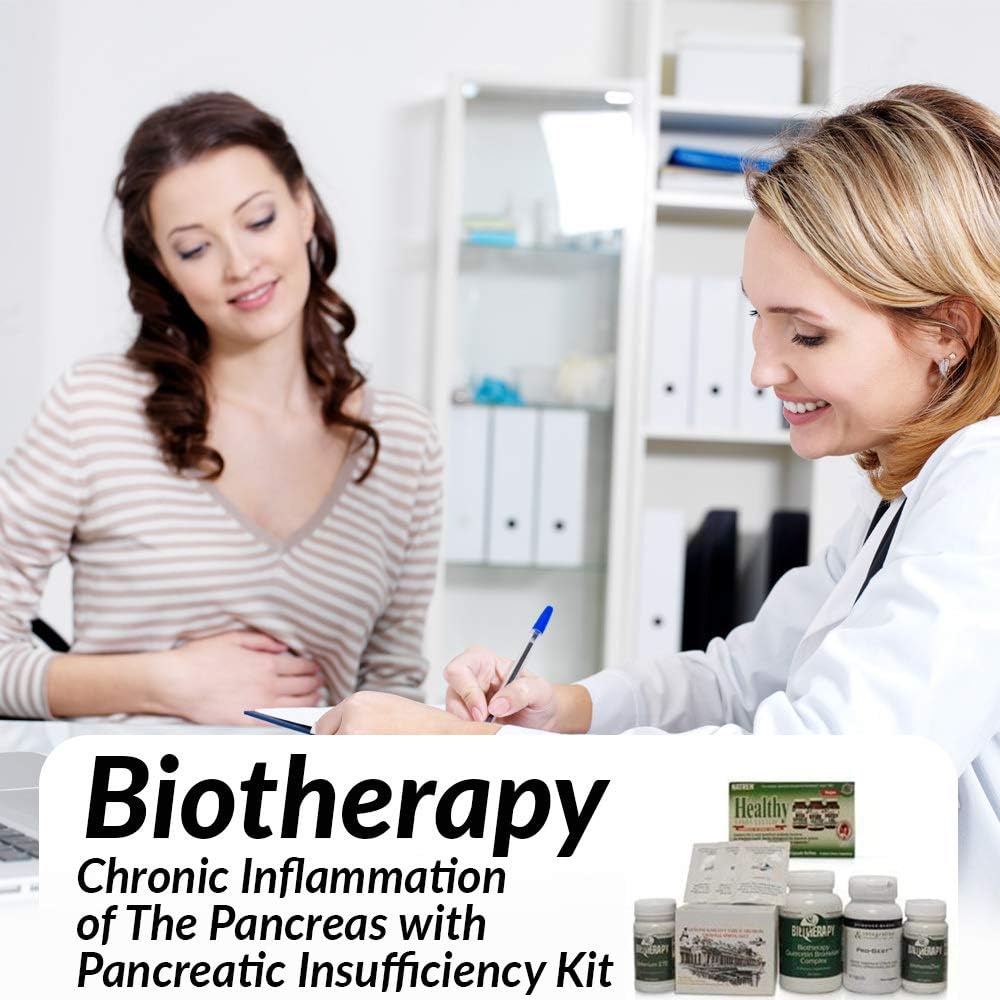 Pancreatic Insufficiency Biotherapy Kit for Chronic Pancreas Inflammation