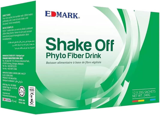 Pandan Phyto Fiber Drink Mix - Natural Digestive Support with Plant Fiber, Roselle Berry, Organic Oats, & Garcinia Cambogia - Promotes Digestive Health & Regularity