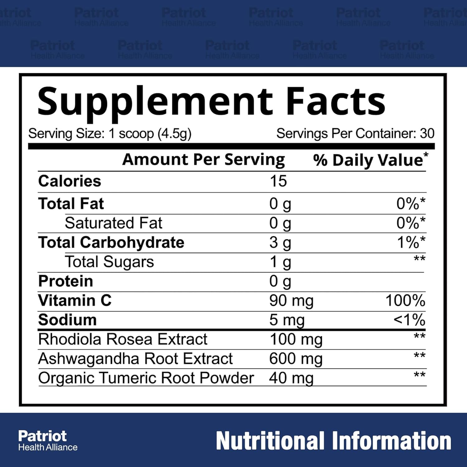 Patriot Power Reds: Antioxidant Probiotics Powder with Over 50 Superfoods, 30 Servings
