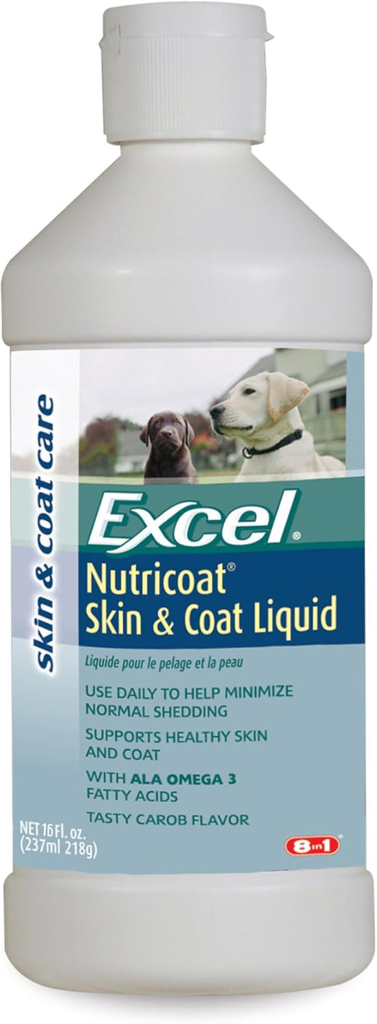 Pet Cuisine DEON760 Pervinal Nutricoat 16 oz - 8 in 1 Pet Product for Healthy Skin and Coat