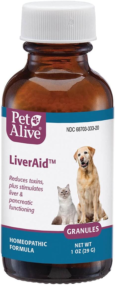 PetAlive LiverAid Granules - Pack of 2 - Natural Liver Support for Pets